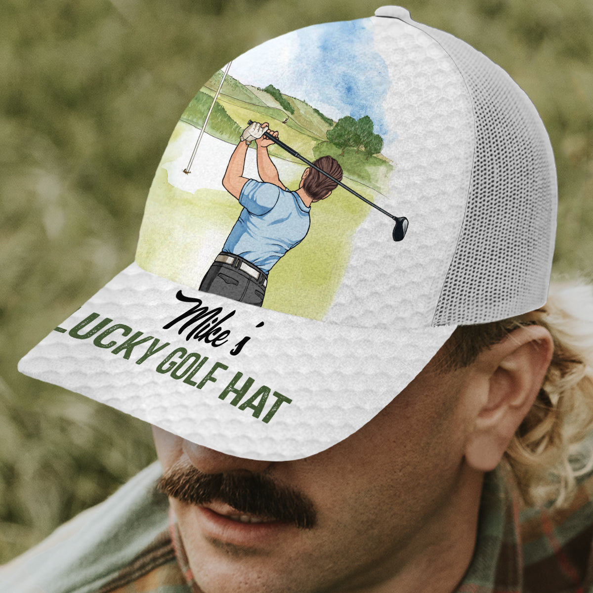 My Lucky Golf Cap - Personalized Golf Trucker Hat