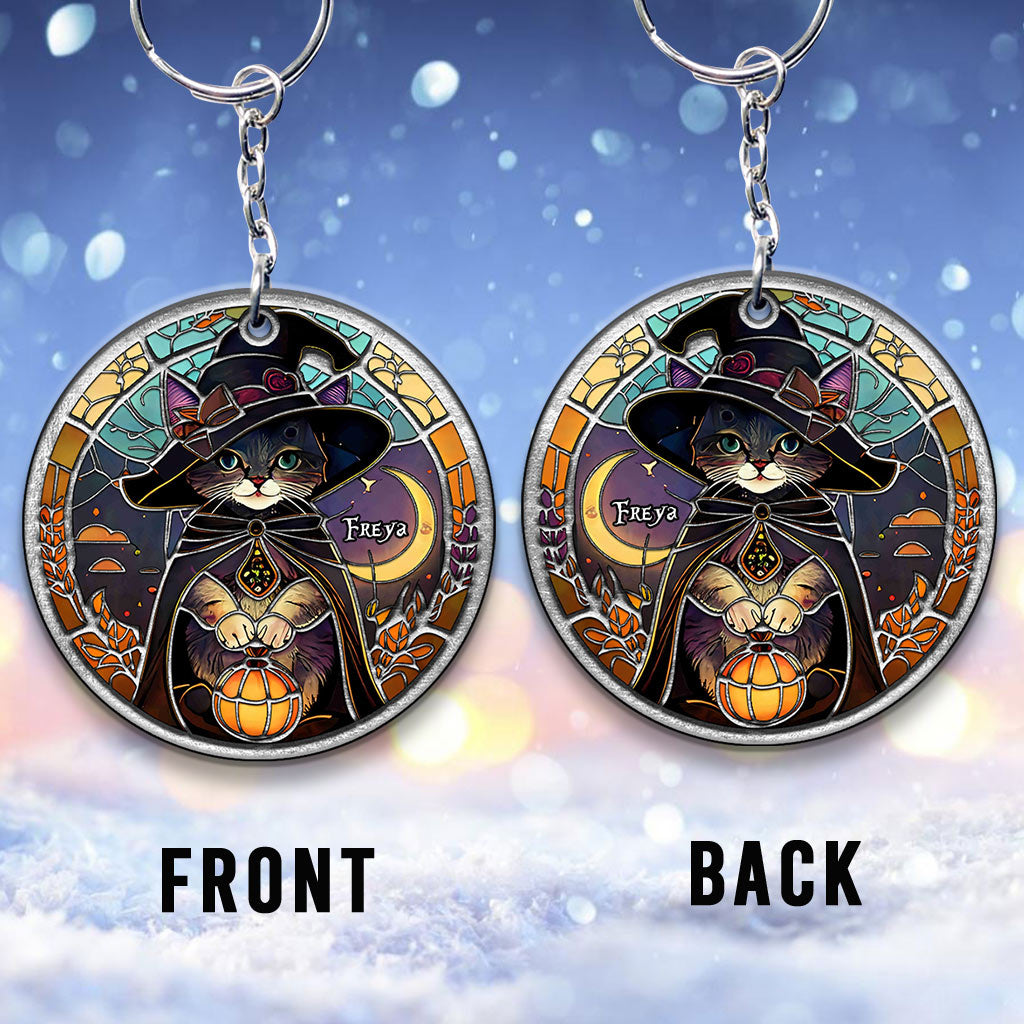 Hello Darkness - Personalized Witch Keychain