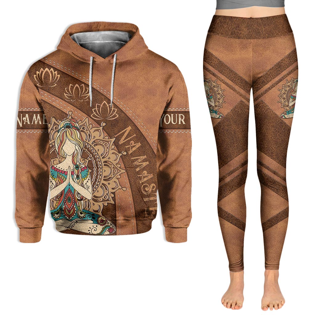 Namaste - Personalized Yoga Hoodie and Leggings