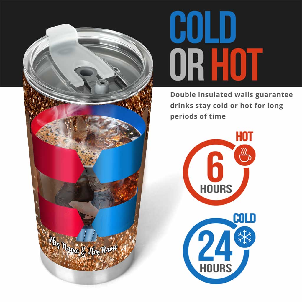 Parfait idiot - Gobelet personnalisé pour couple