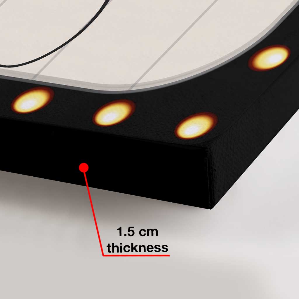 « Toujours unis » - Affiche personnalisée pour couple avec motif 3D