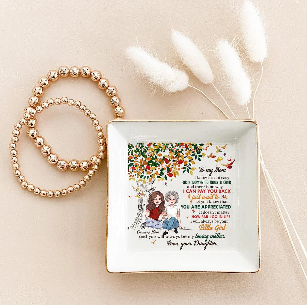 Je sais que ce n'est pas facile - Porte-bijoux personnalisé pour la fête des mères