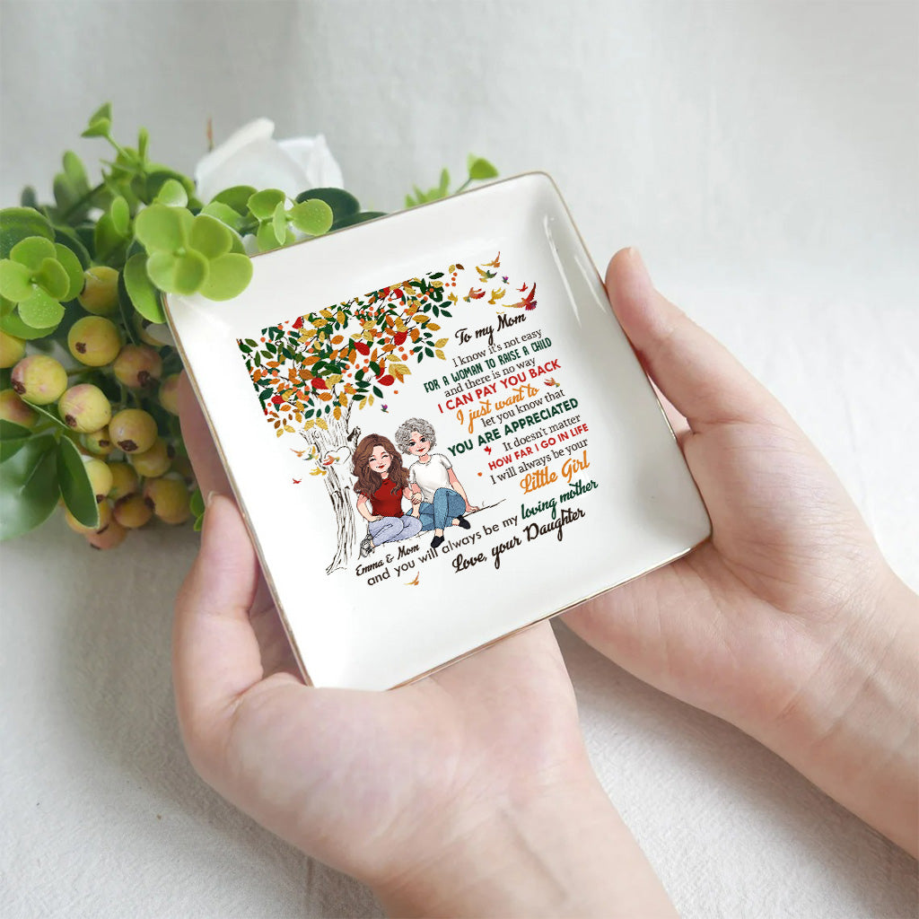 Je sais que ce n'est pas facile - Porte-bijoux personnalisé pour la fête des mères