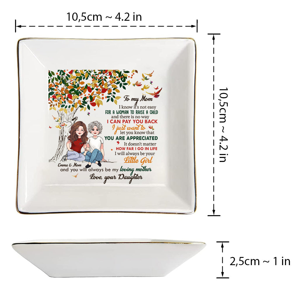 Je sais que ce n'est pas facile - Porte-bijoux personnalisé pour la fête des mères