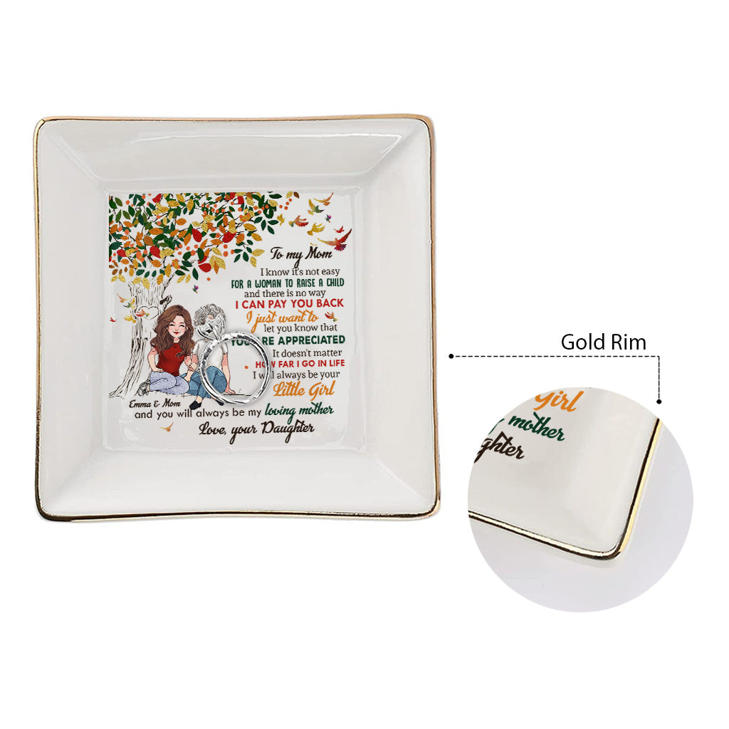 Je sais que ce n'est pas facile - Porte-bijoux personnalisé pour la fête des mères