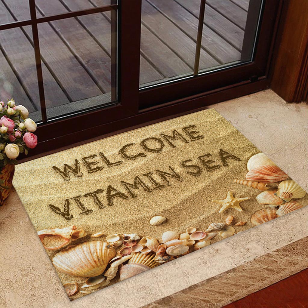 Welcome Vitamin Sea 3D Printed Doormat