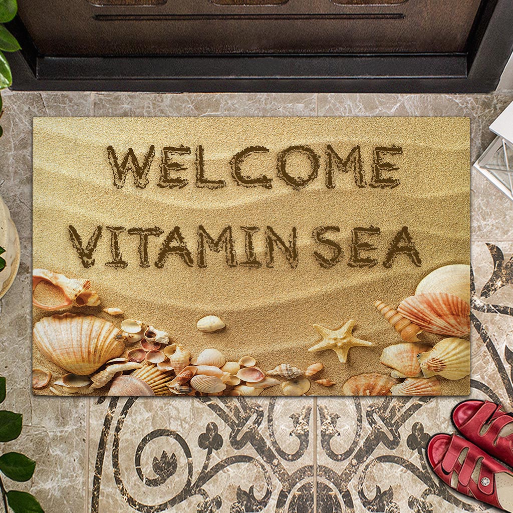 Welcome Vitamin Sea 3D Printed Doormat
