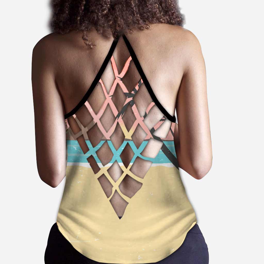 Salty Lil' Beaches - Débardeur personnalisé Bestie Cross