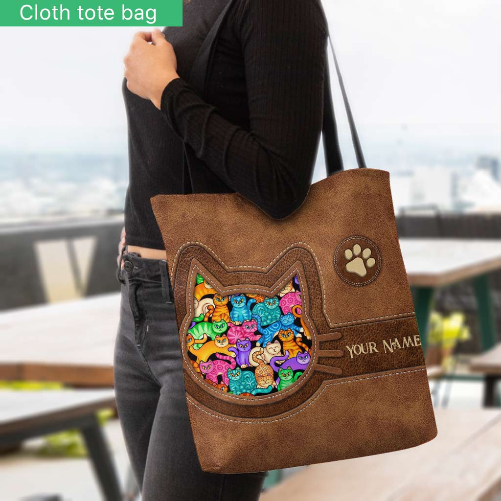 Love Cats - Personalized Cat Tote Bag