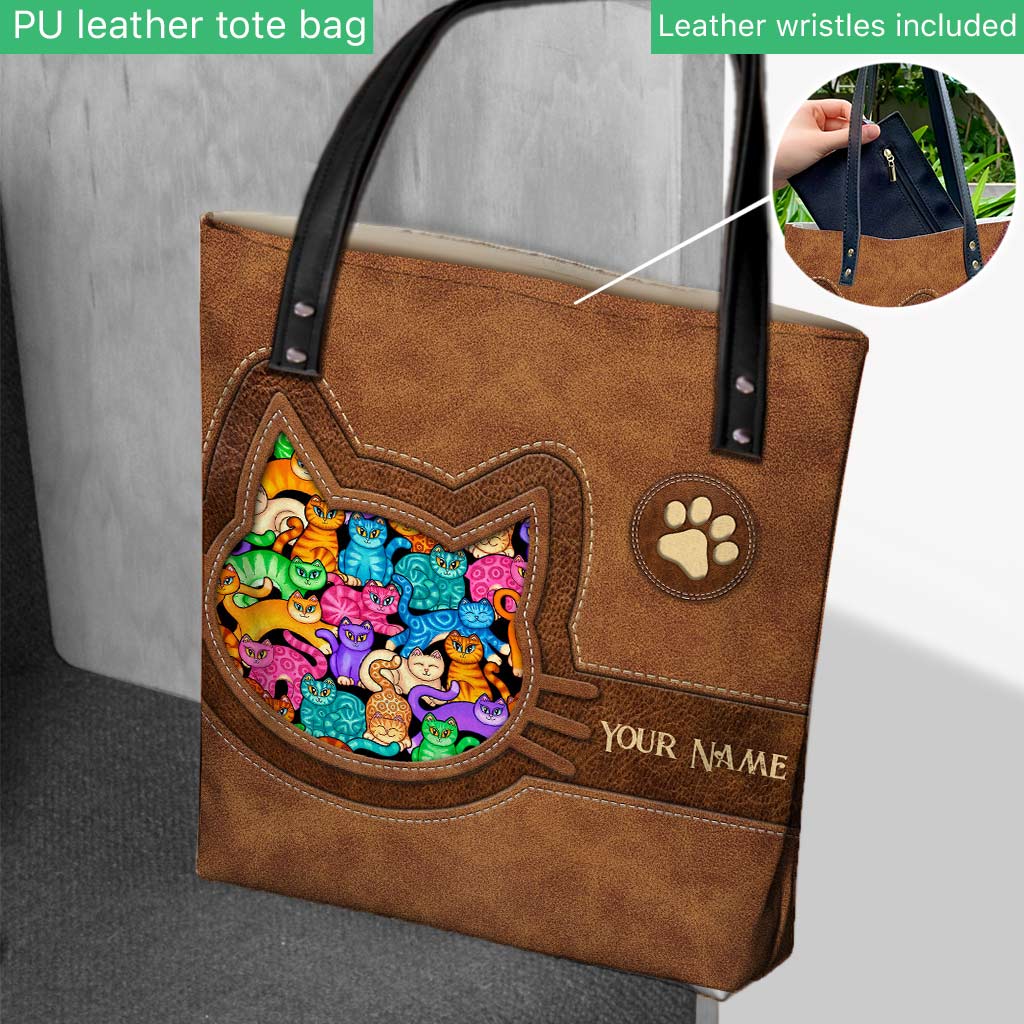 Love Cats - Personalized Cat Tote Bag