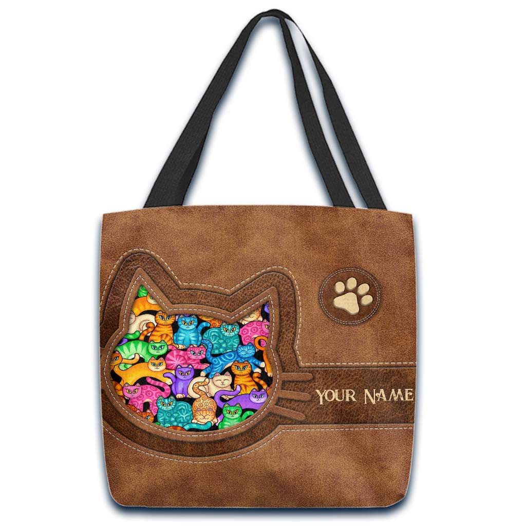 Love Cats - Personalized Cat Tote Bag