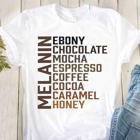 Mélanine - T-shirt et sweat à capuche afro-américain 062021