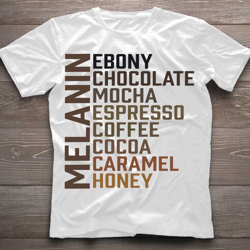 Mélanine - T-shirt et sweat à capuche afro-américain 062021