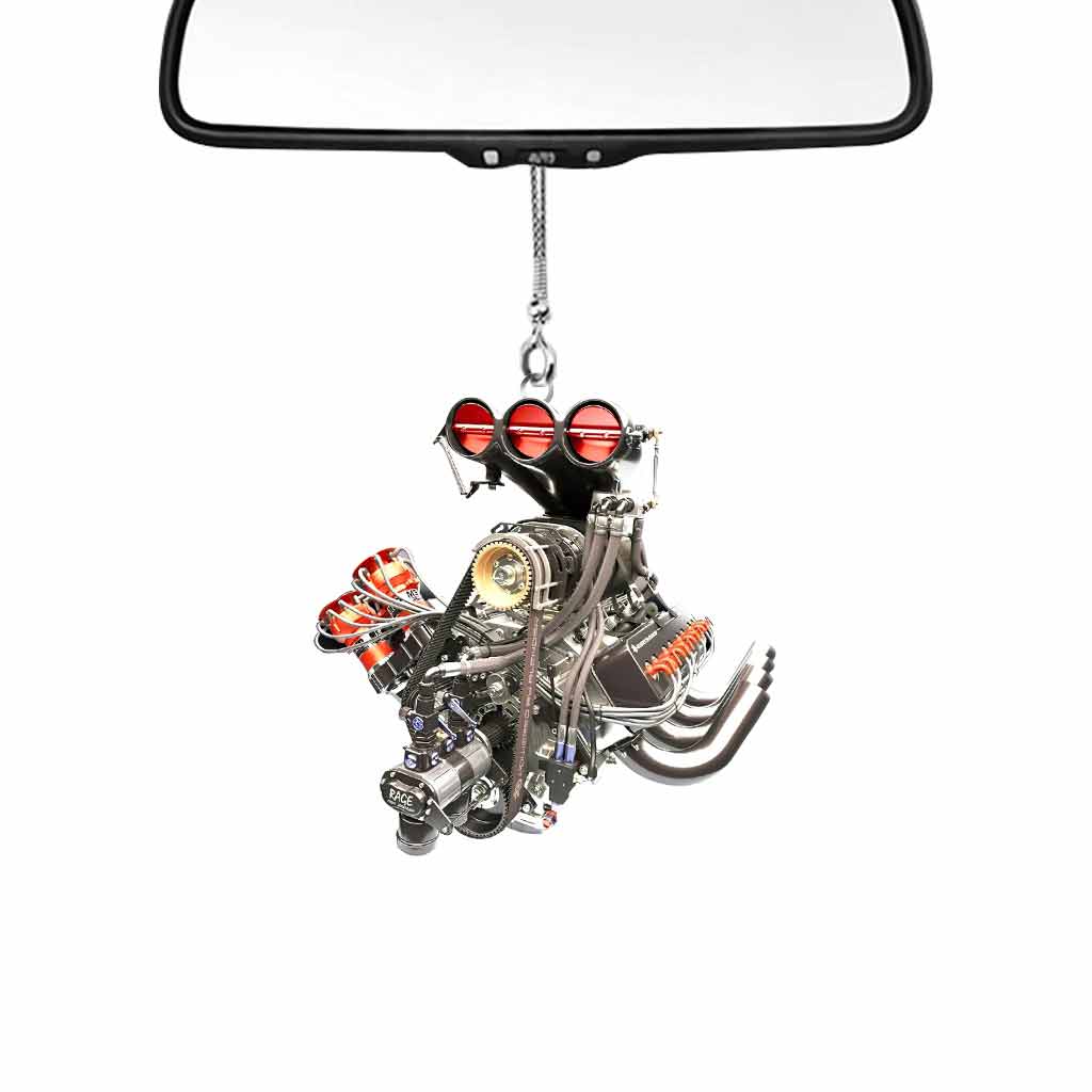 Racing Engine - Racing Car Ornament (Printed On Both Sides) 062021