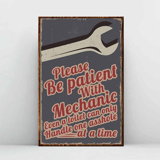 Soyez patients - Affiche du mécanicien 062021