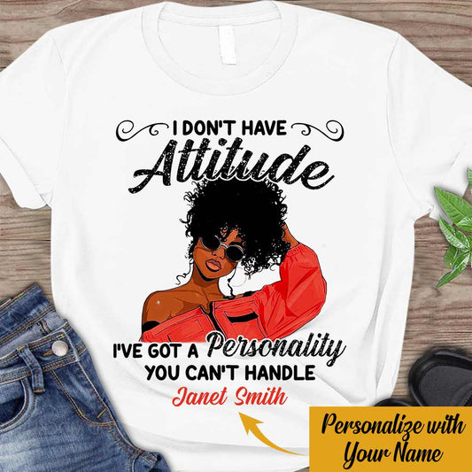 J'ai une personnalité que vous ne pouvez pas gérer - T-shirt et sweat à capuche afro-américains personnalisés 062021