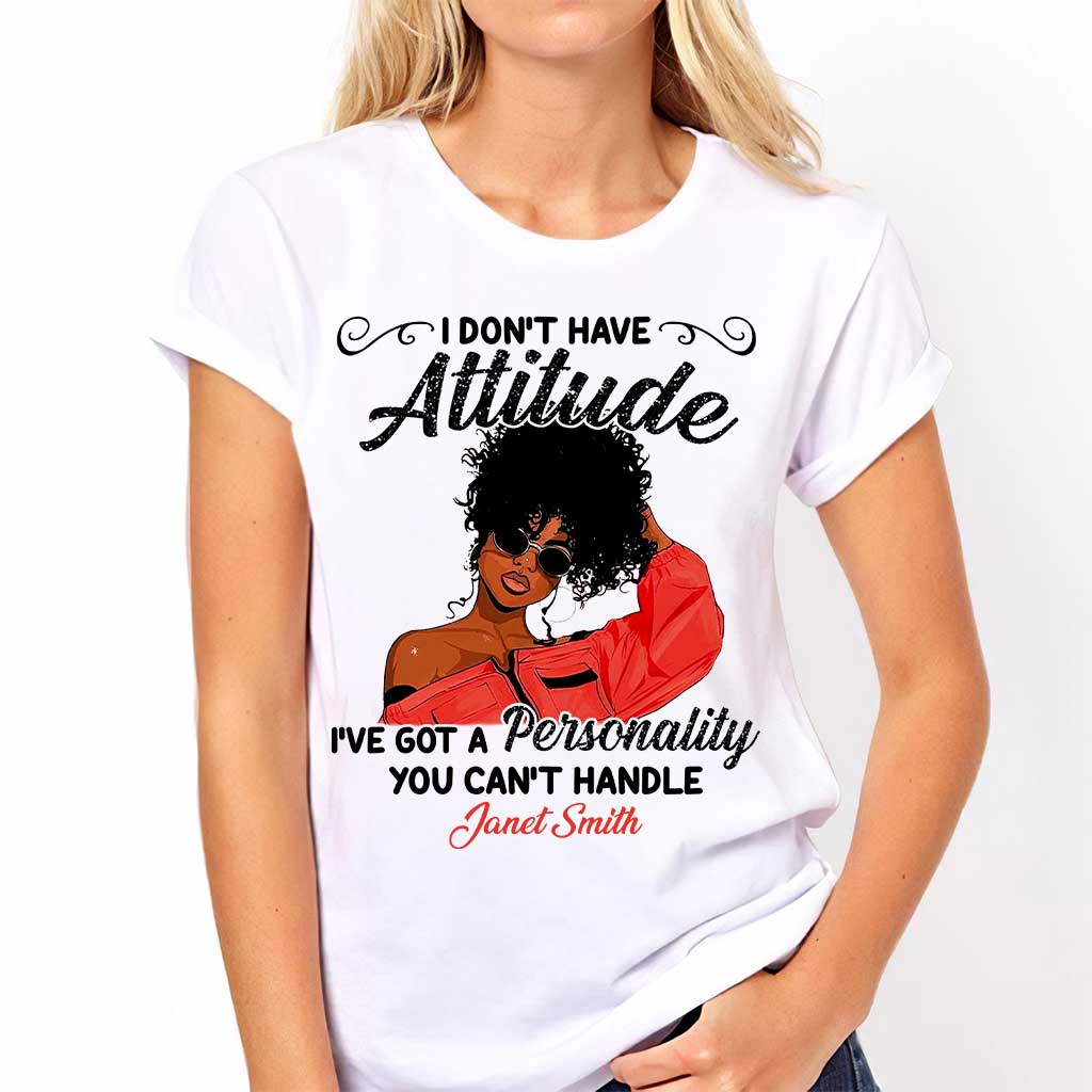 J'ai une personnalité que vous ne pouvez pas gérer - T-shirt et sweat à capuche afro-américains personnalisés 062021