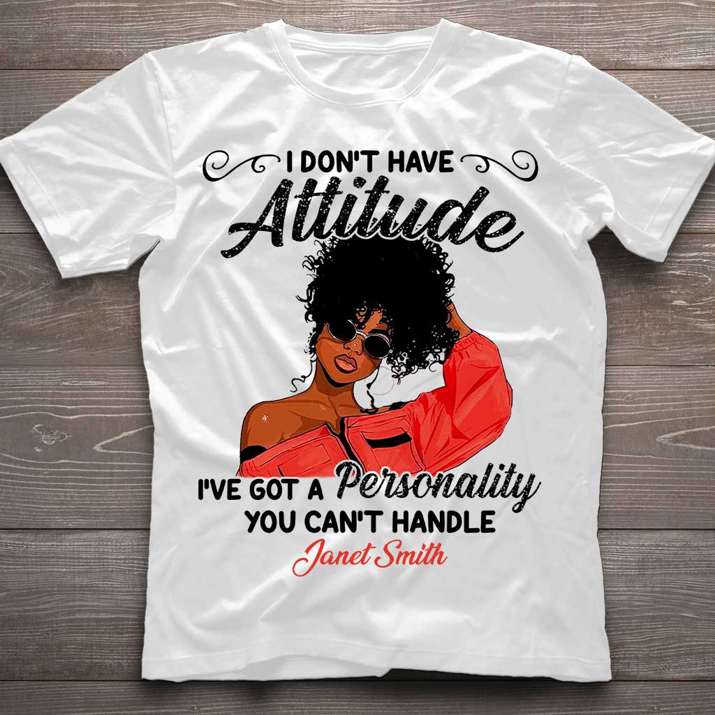 J'ai une personnalité que vous ne pouvez pas gérer - T-shirt et sweat à capuche afro-américains personnalisés 062021