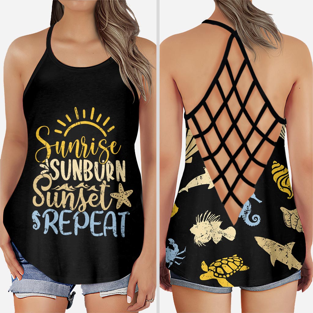 Débardeur croisé Sunrise Sunburn - Amoureux de la mer