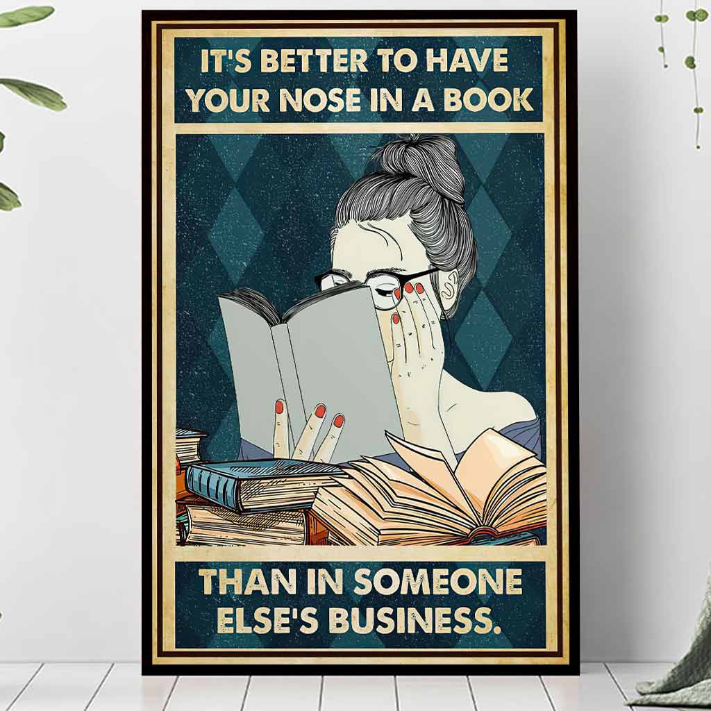 Affiche « Le nez dans un livre » 062021