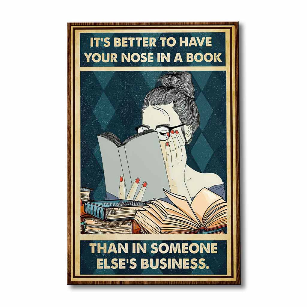 Affiche « Le nez dans un livre » 062021