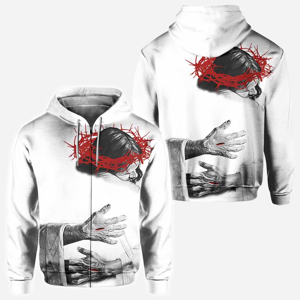 Dans les bras du Seigneur - T-shirt et sweat à capuche « Dieu partout » 062021