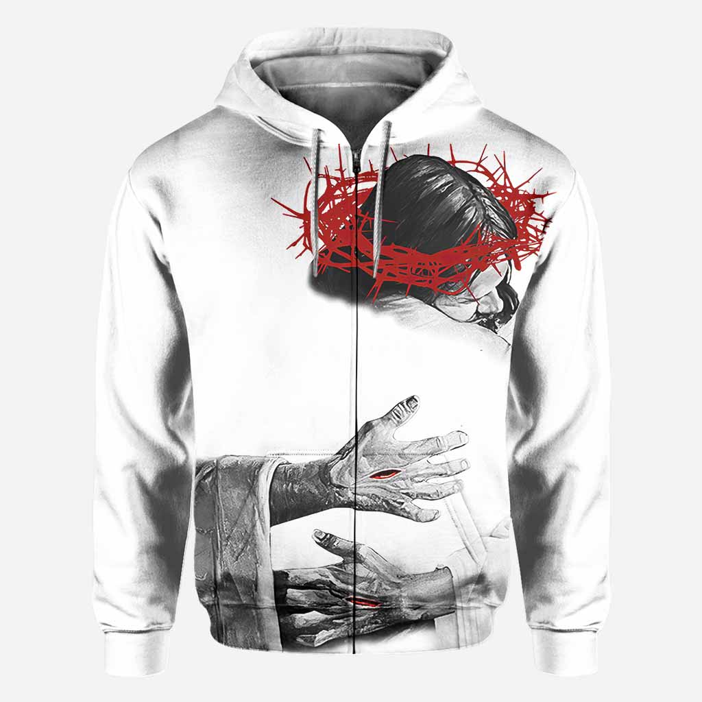 Dans les bras du Seigneur - T-shirt et sweat à capuche « Dieu partout » 062021