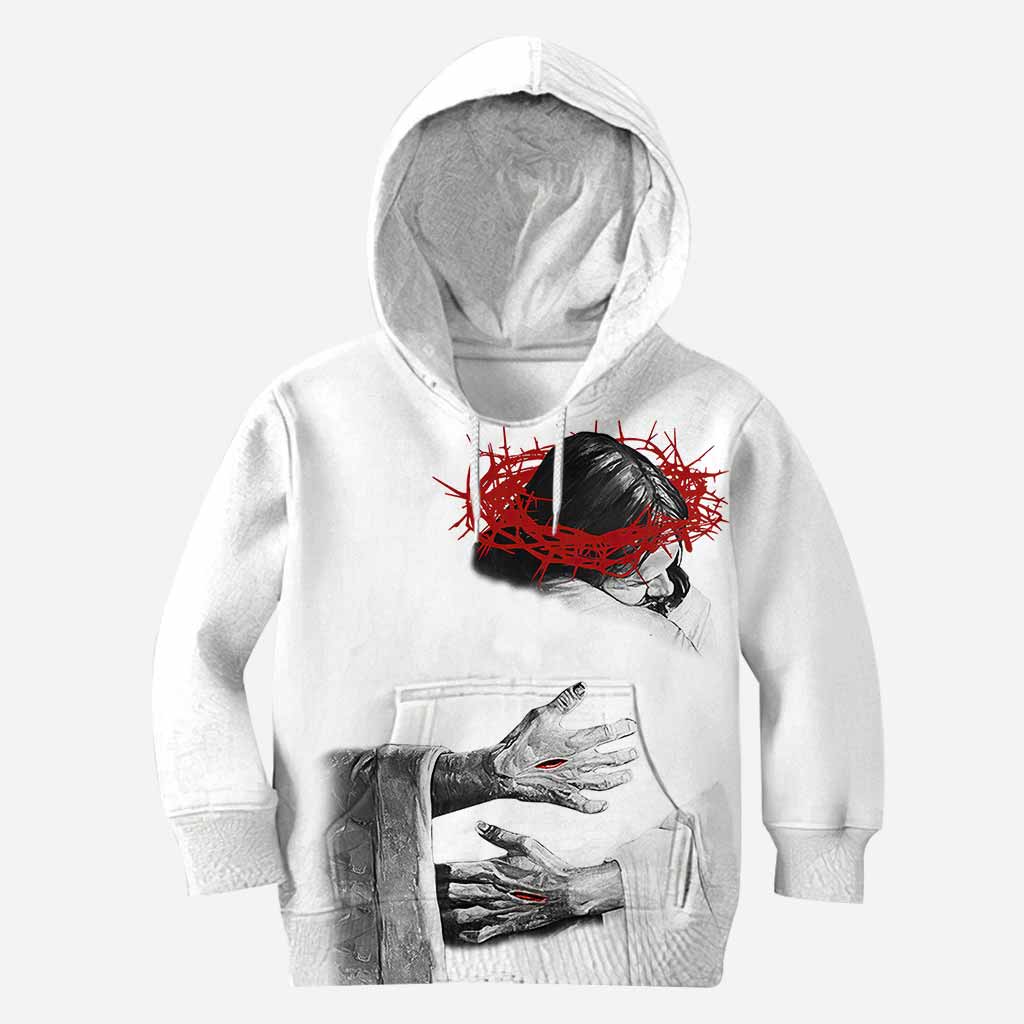 Dans les bras du Seigneur - T-shirt et sweat à capuche « Dieu partout » 062021