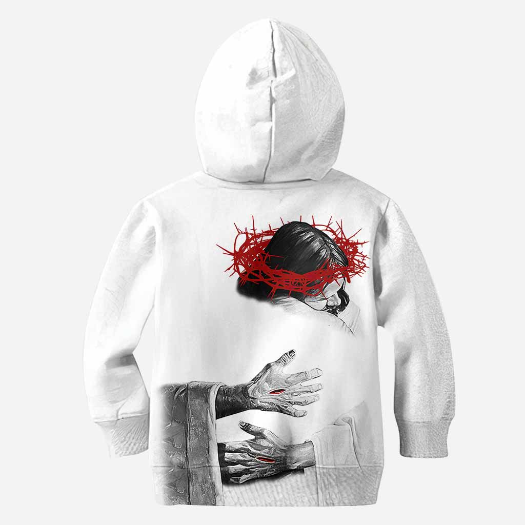 Dans les bras du Seigneur - T-shirt et sweat à capuche « Dieu partout » 062021