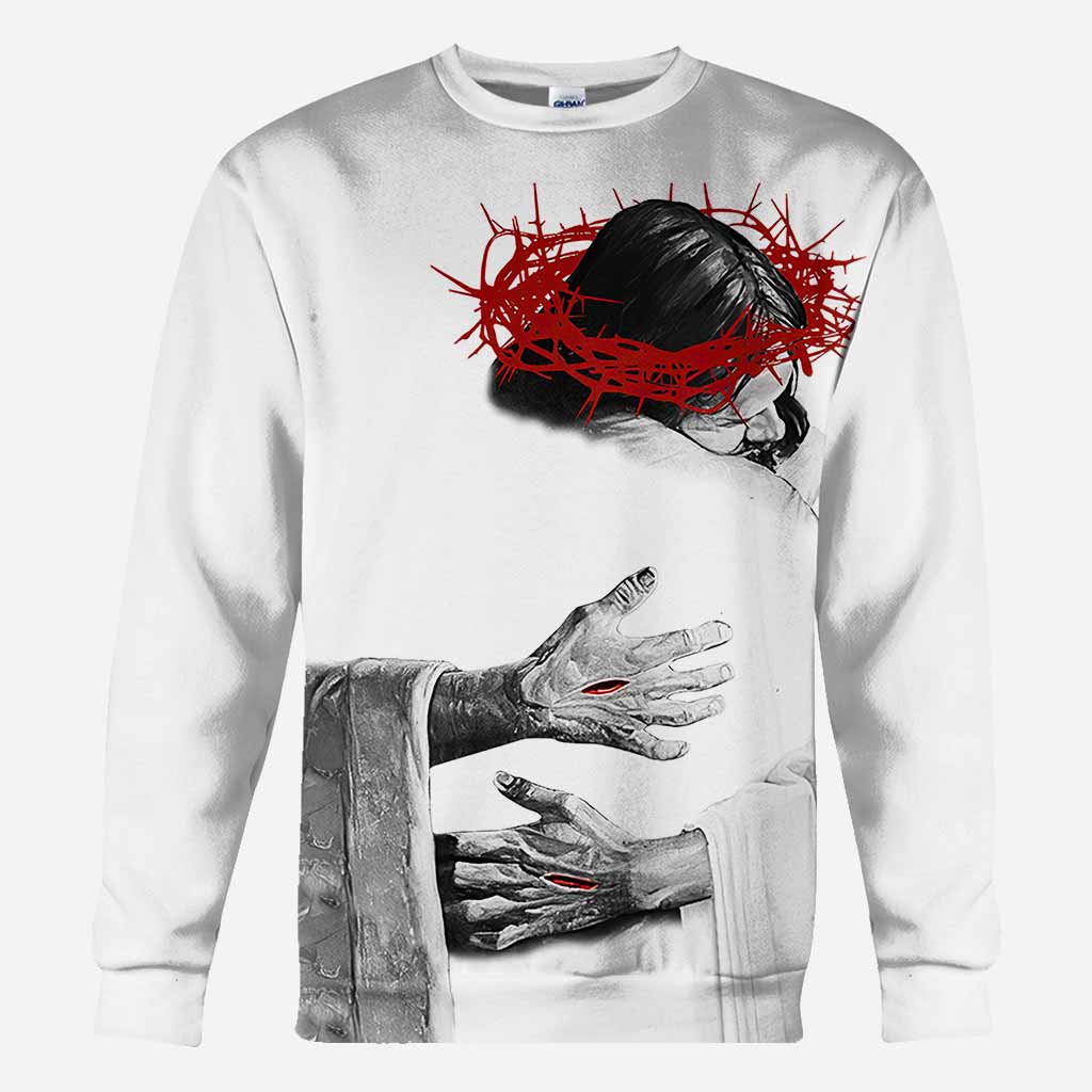 Dans les bras du Seigneur - T-shirt et sweat à capuche « Dieu partout » 062021