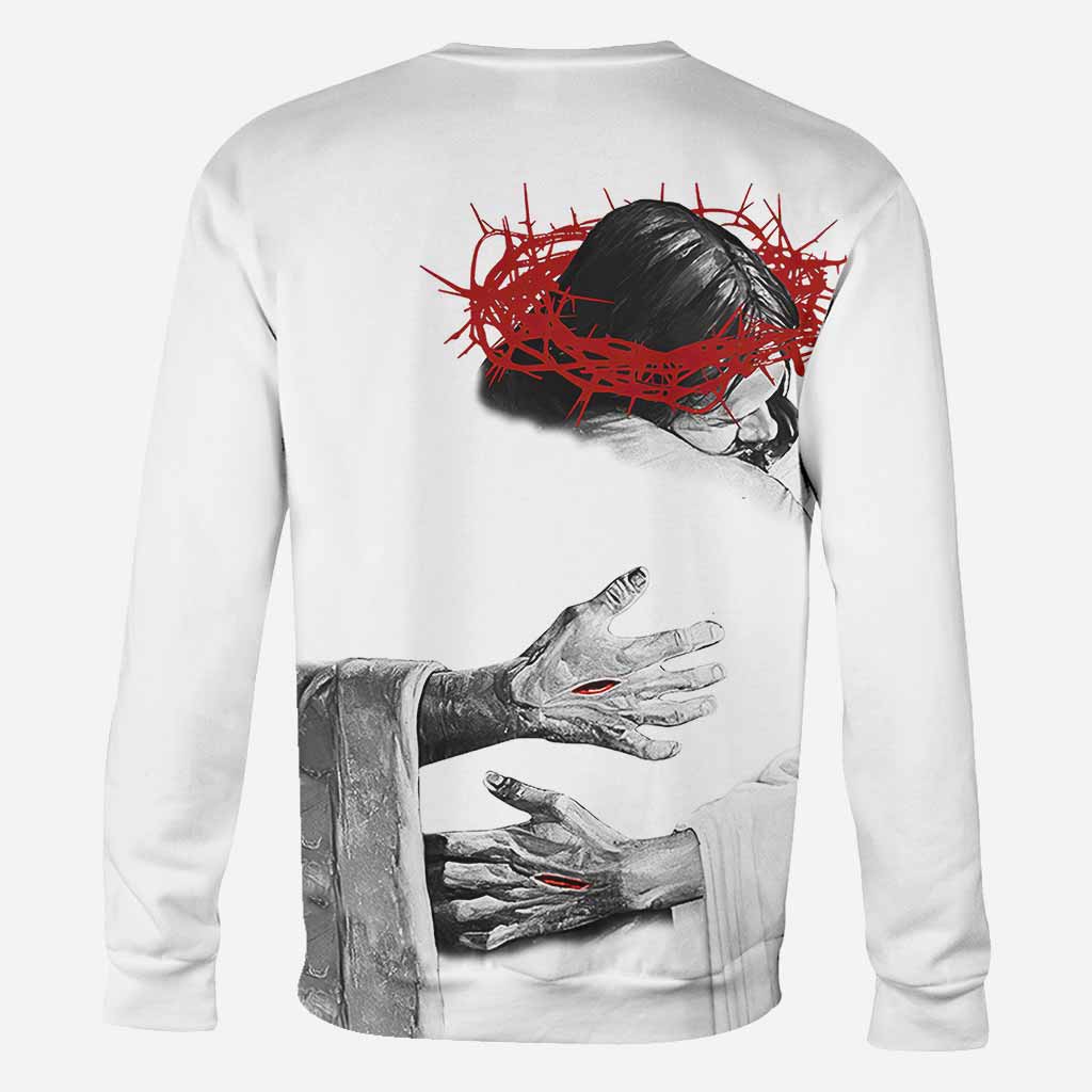 Dans les bras du Seigneur - T-shirt et sweat à capuche « Dieu partout » 062021