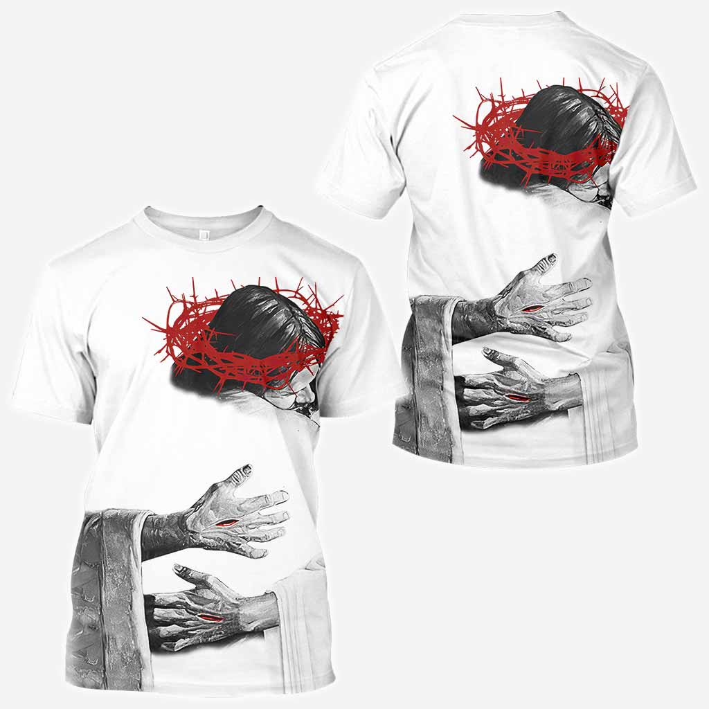 Dans les bras du Seigneur - T-shirt et sweat à capuche « Dieu partout » 062021