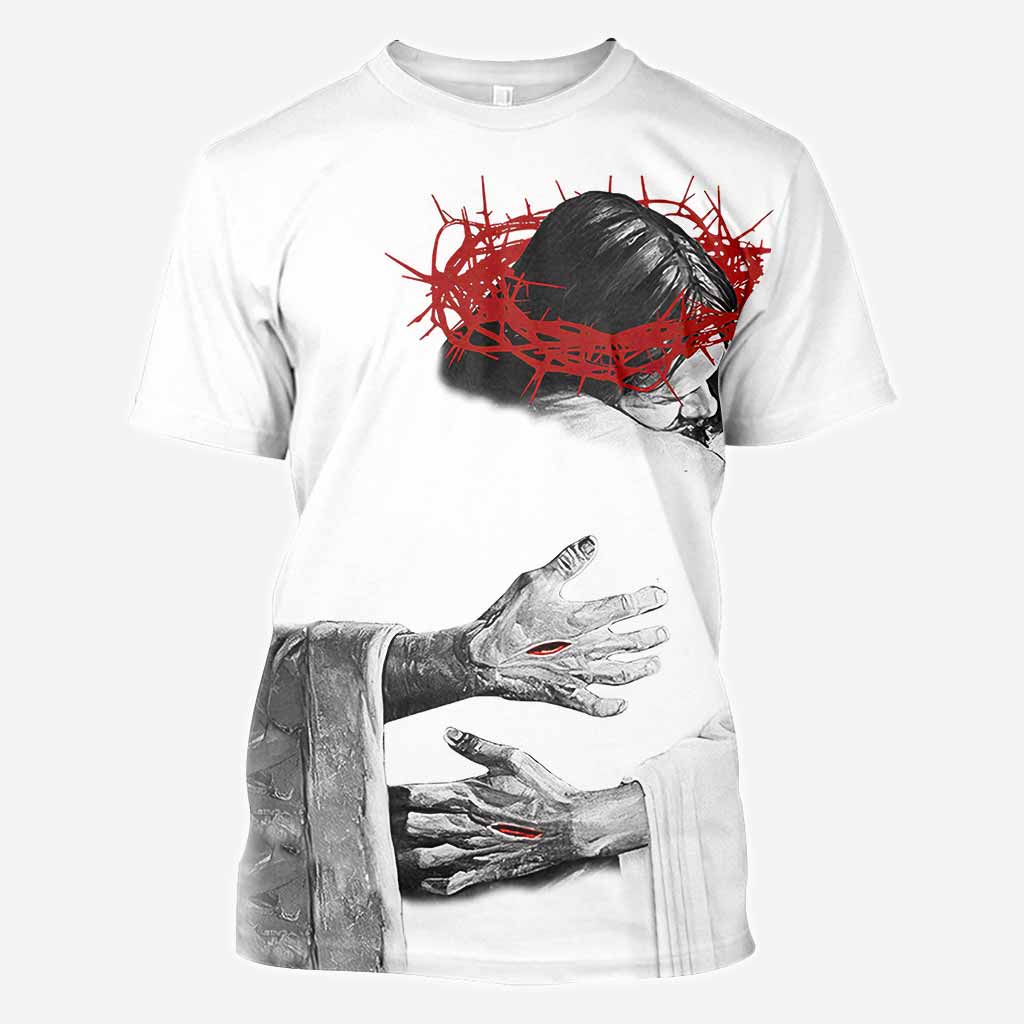 Dans les bras du Seigneur - T-shirt et sweat à capuche « Dieu partout » 062021