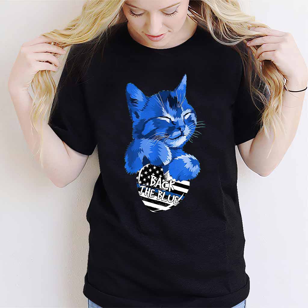 T-shirt et sweat à capuche Blue Cat - Policier 062021