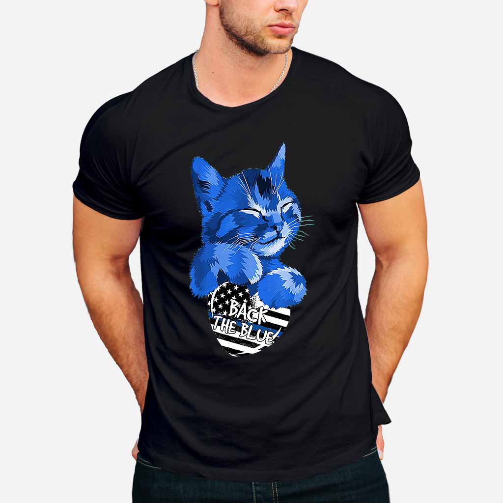 T-shirt et sweat à capuche Blue Cat - Policier 062021