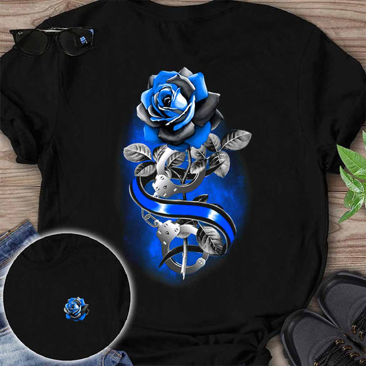 T-shirt et sweat à capuche Blue Rose - Policier 062021