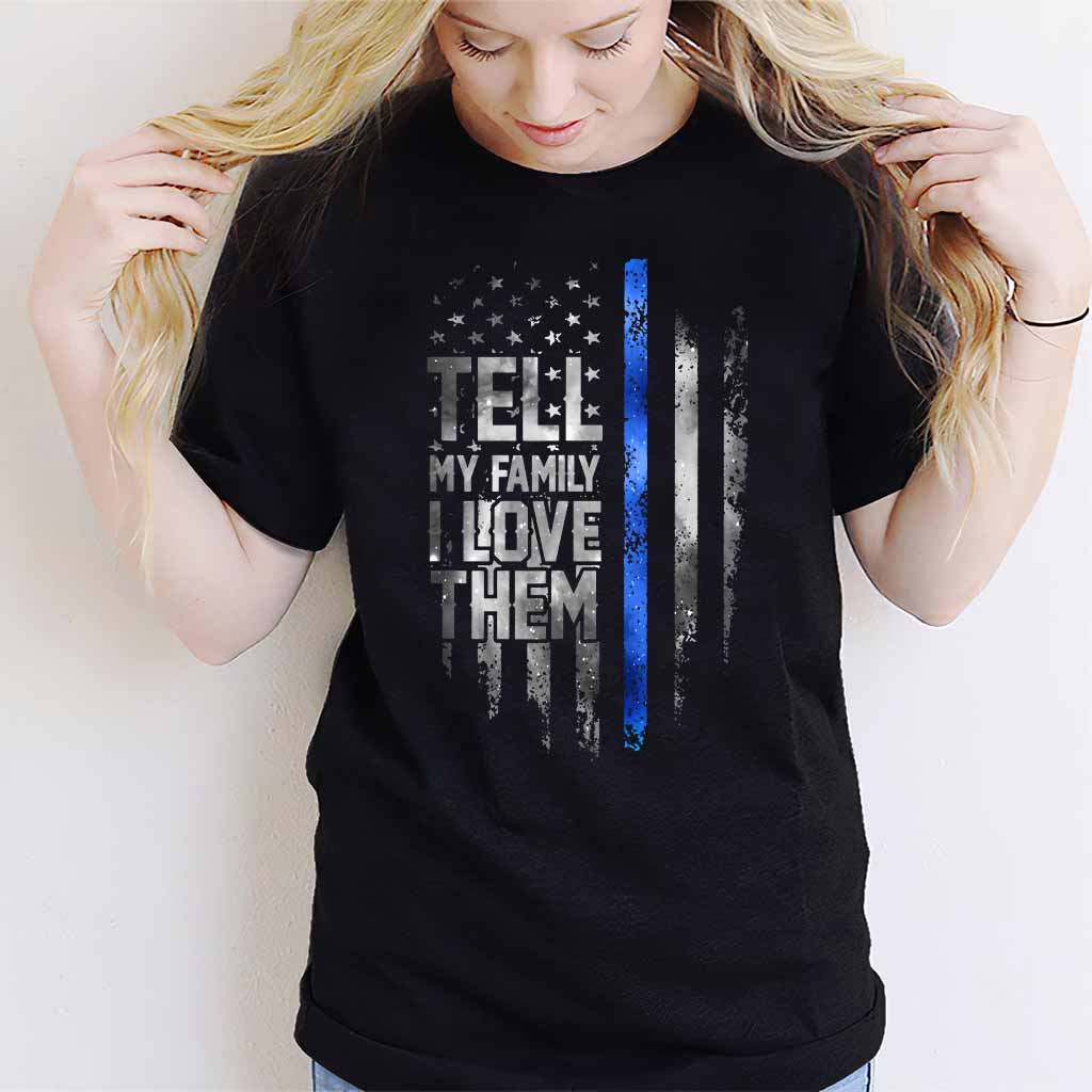Dites-le à ma famille - T-shirt et sweat à capuche « Policier » 062021