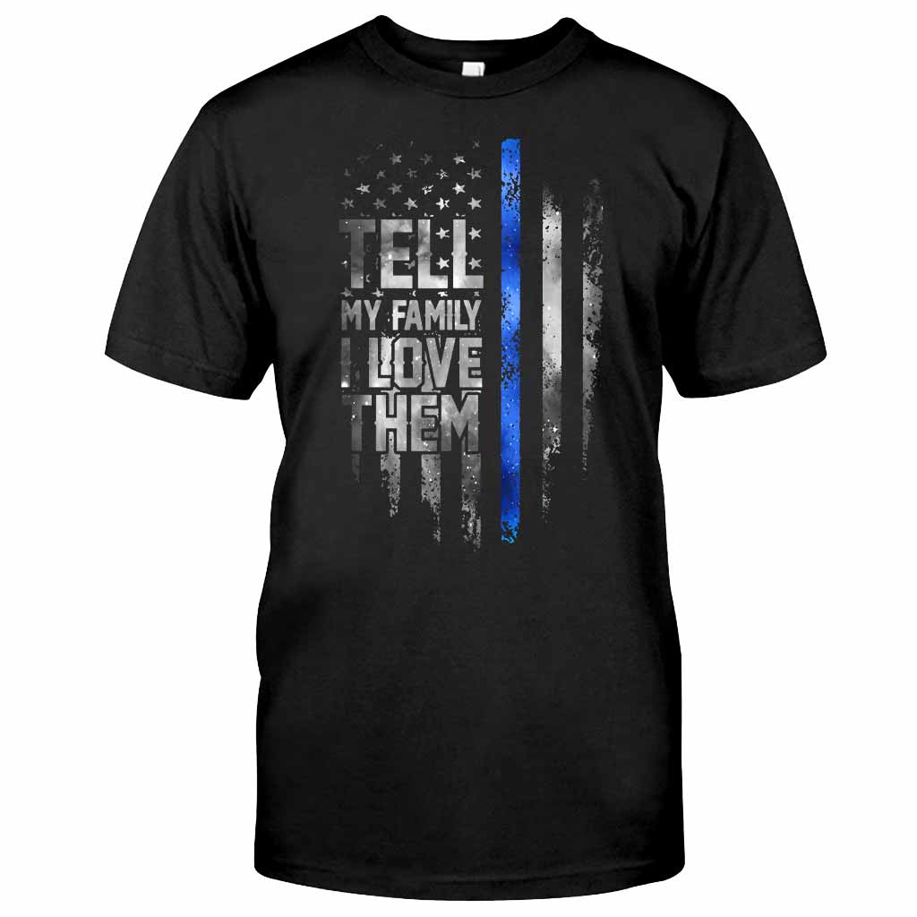 Dites-le à ma famille - T-shirt et sweat à capuche « Policier » 062021
