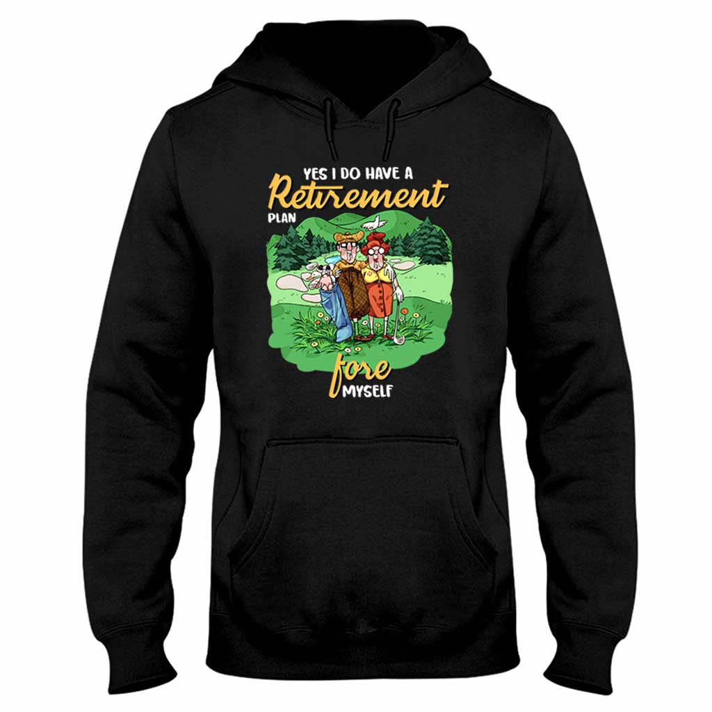 Oui, j'ai un plan de retraite - T-shirt et sweat à capuche de golf