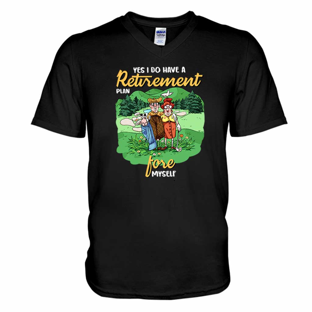 Oui, j'ai un plan de retraite - T-shirt et sweat à capuche de golf