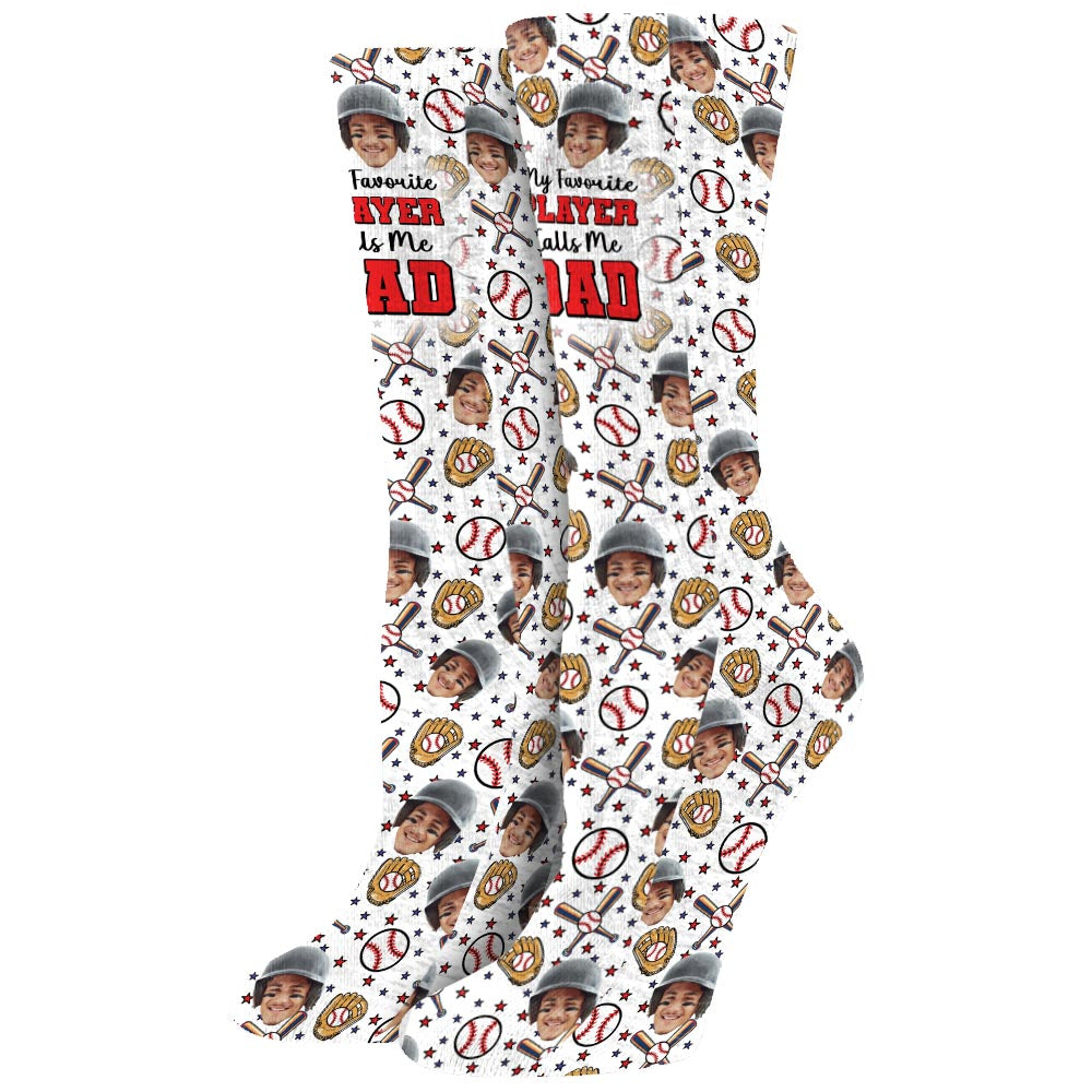 My Favorite Player - Personalized Baseball Socks