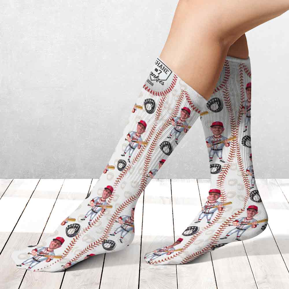 C'est la saison du baseball ! Chaussettes de baseball personnalisées