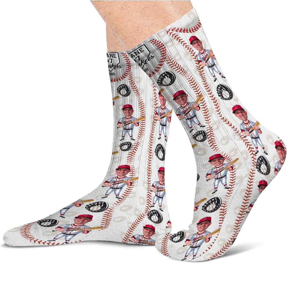 C'est la saison du baseball ! Chaussettes de baseball personnalisées