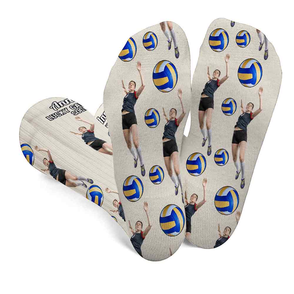 Chaussettes porte-bonheur pour les jours de match - Chaussettes de volley-ball personnalisées