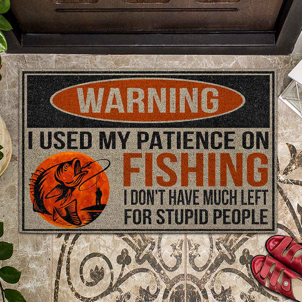 J'ai utilisé ma patience pour pêcher le paillasson