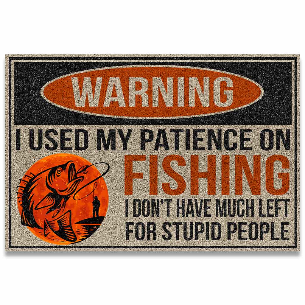 J'ai utilisé ma patience pour pêcher le paillasson