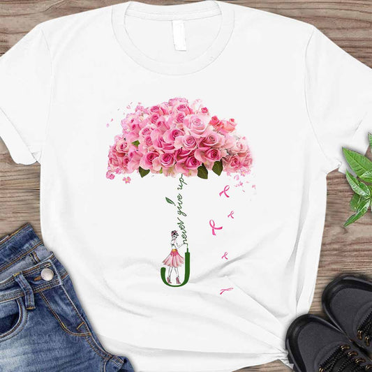 N'abandonnez jamais - T-shirt et sweat à capuche de sensibilisation au cancer du sein 072021