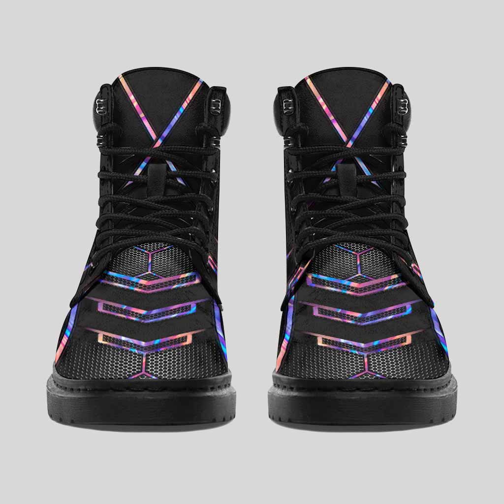 L'amour n'a pas besoin de mots - Bottes toutes saisons personnalisées pour la sensibilisation à l'autisme