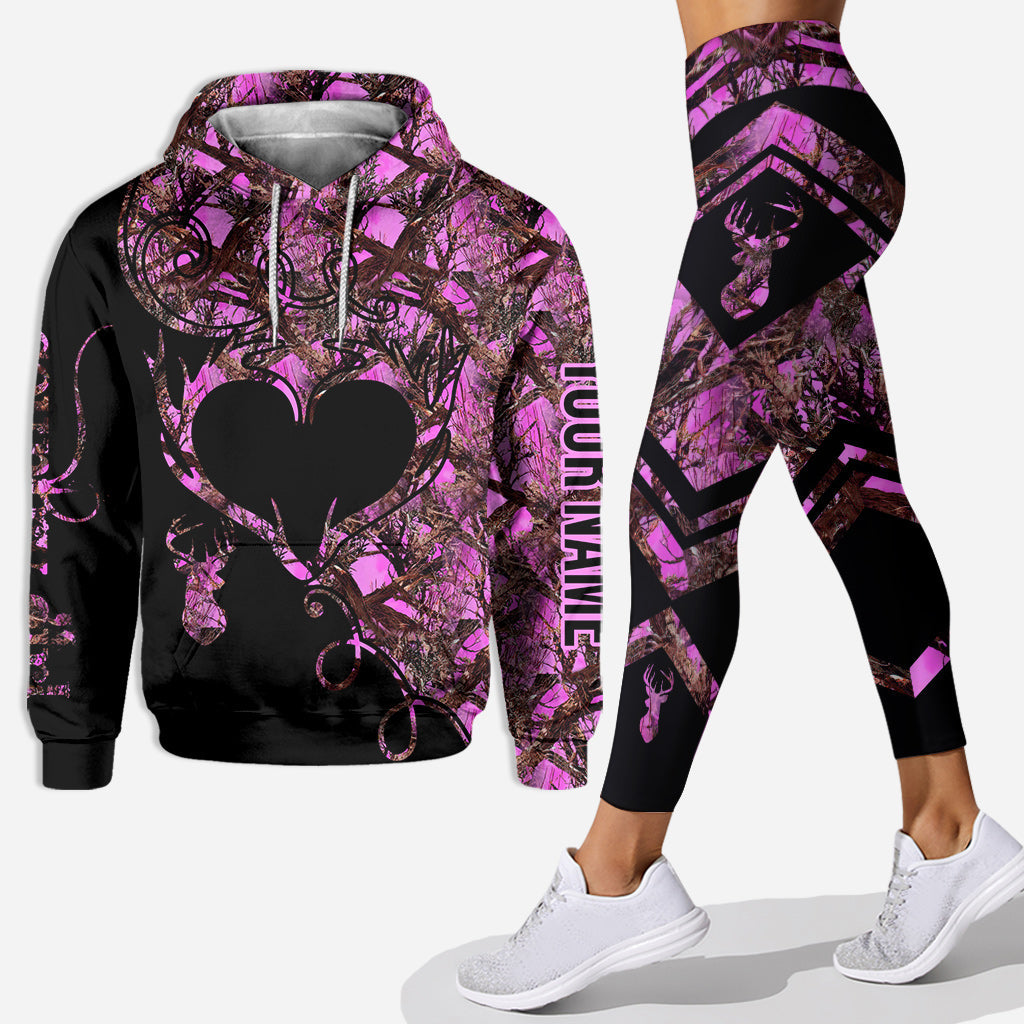 Fille de la campagne - Sweat à capuche et legging de chasse personnalisés