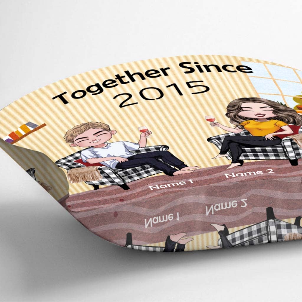 Ensemble depuis le couple - Coussin décoratif personnalisé